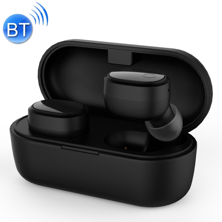 

Langsdom F178 TWS Bluetooth 5.0 Touch Wireless Earphone with Charging Box (Black)