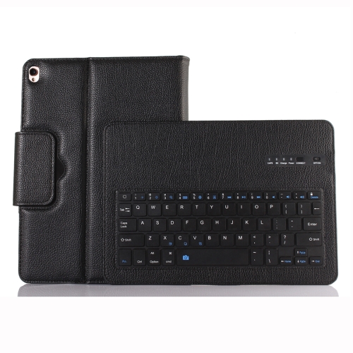 

IP09 For iPad 10.2 inch Litchi Texture Detachable ABS Bluetooth Keyboard Leather Case with Stand Function (Black)
