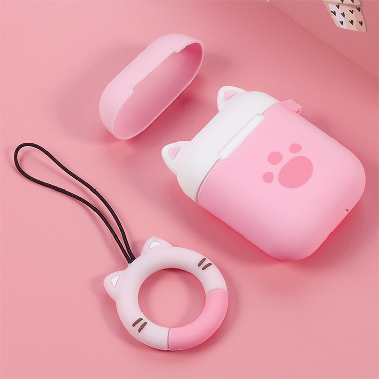 

Wireless Earphones Shockproof Cute Colorful Silicone Protective Case for Apple AirPods 1 / 2