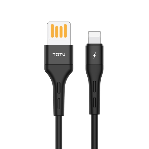 

TOTUDESIGN BLA-060 Soft Series 3A 8 Pin Silicone Charging Cable, Length: 1m (Black)