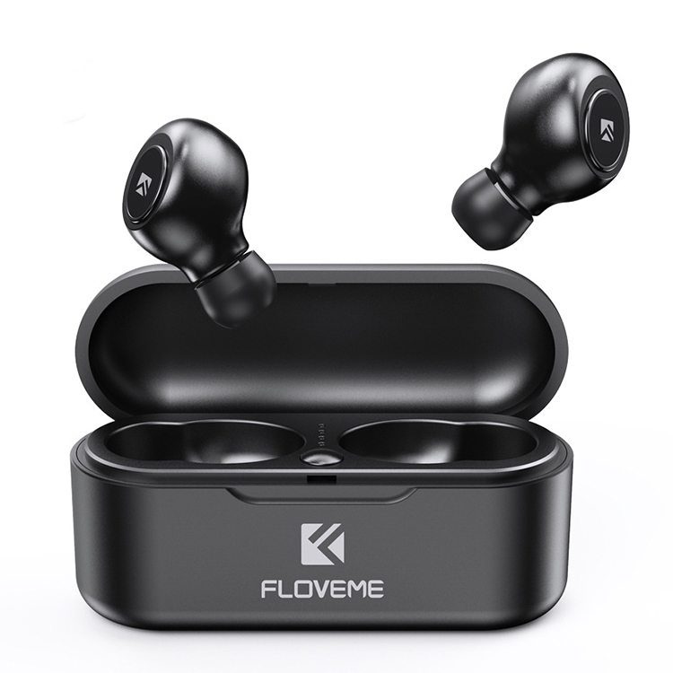 

FLOVEME Universal Bluetooth 5.0 Earbuds Stereo Headset In-Ear Earphone with Charging Box
