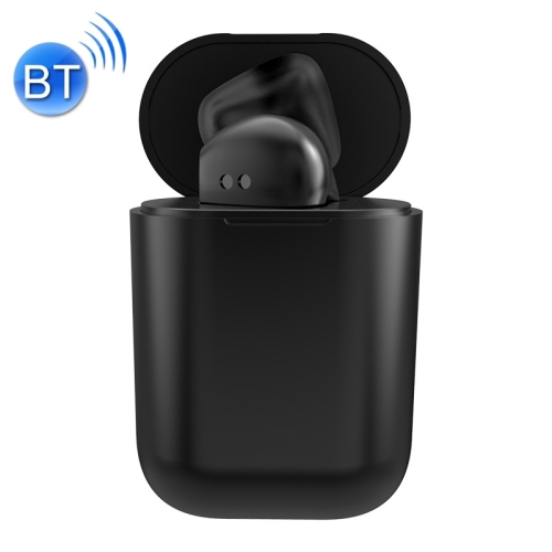 

InPods Candy Mini Frosted Macaron Single Wireless Bluetooth Headset V5.0 with Charging Case (Black)