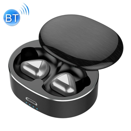 

T50 6D Noise Reduction Bluetooth V5.0 Wireless Bluetooth Headphone, Support Binaural Calls (Black)