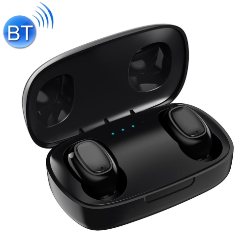 

T10 Bluetooth 5.0 Touch Wireless Bluetooth Earphone with Magnetic Attraction Charging Box & LED Display, Support Siri & HD Call(Black)