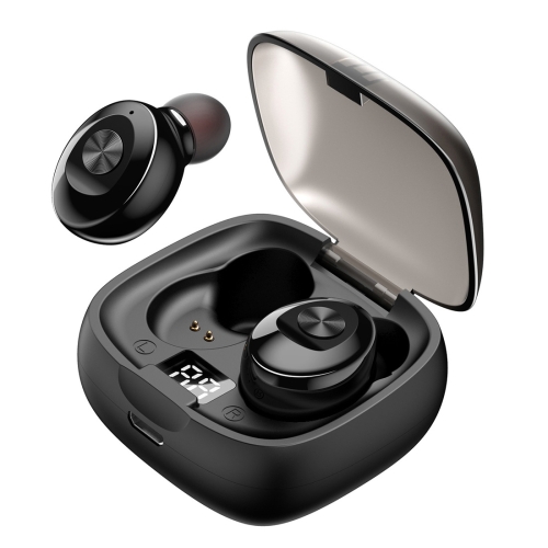 

XG-8 TWS IPX6 Waterproof Bluetooth 5.0 Touch Wireless Bluetooth Earphone with Magnetic Attraction Charging Box & LED Intelligent Digital Display, Support Voice Assistant & HD Call(Black)