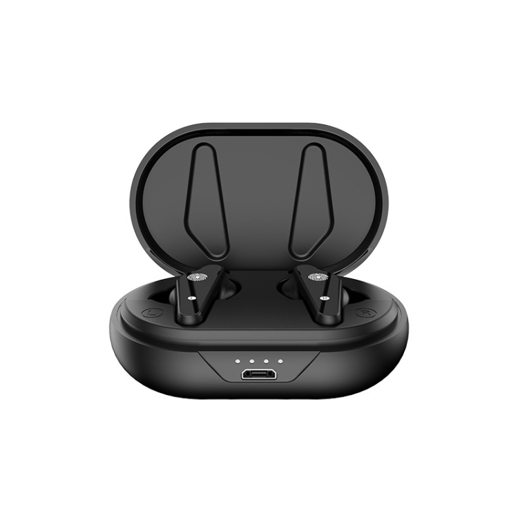 

Air Plus Bluetooth 5.0 Mini Binaural Wireless Stereo Sports Bluetooth Earphone with Charging Box(Black)
