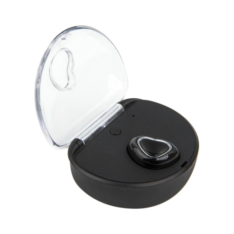 

X7 Bluetooth 4.1 Mini Invisible Wireless Sports Bluetooth Earphone with Charging Box (Black)