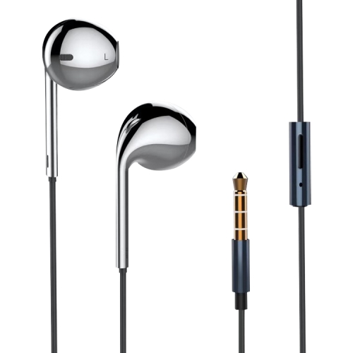 

3.5mm Plug In-Ear Wired Stereo Metal Earphone with Mic