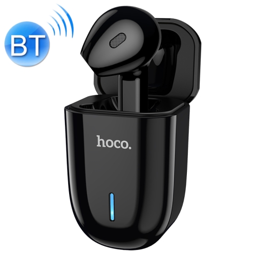 

hoco E55 Flicker Unilateral Wireless Bluetooth Earphone with Charging Box, Support Calls(Black)