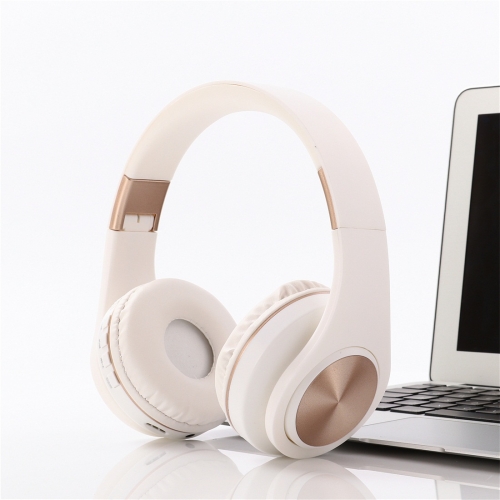

A1 Bluetooth 4.2 Candy Color Super Base Bluetooth Headphone, Support Music Play & Switching & Volume Control & Answer (White)