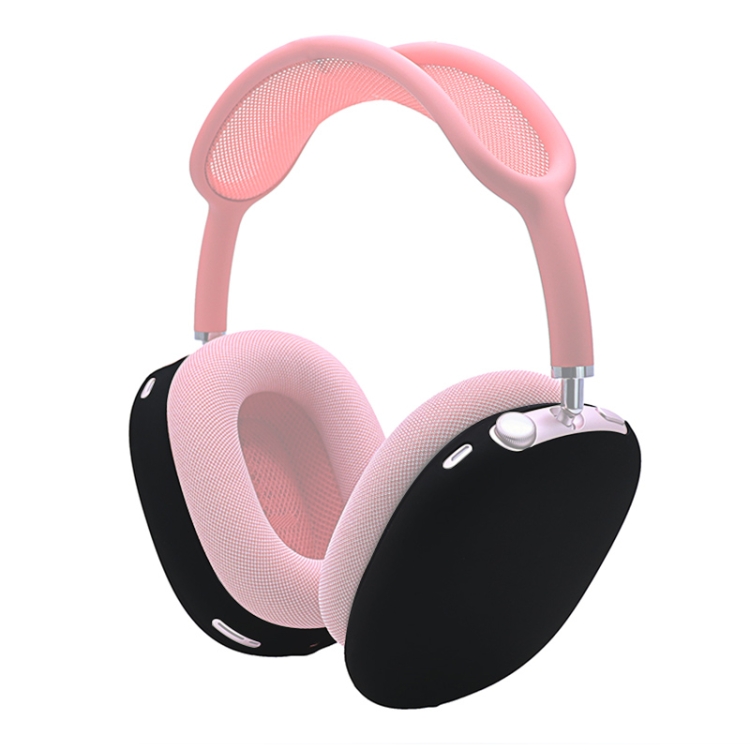 

A Pair Full Coverage Anti-scratch Silicone Headphone Protective Case for AirPods Max (Black)