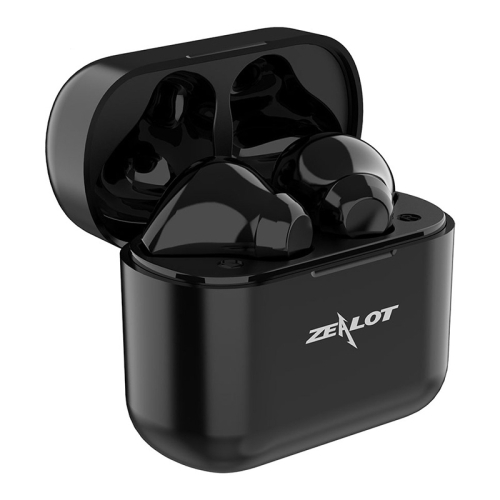 

ZEALOT T3 Bluetooth 5.0 TWS Wireless Bluetooth Earphone with Charging Box, Support Touch & Call & Power Display(Black)