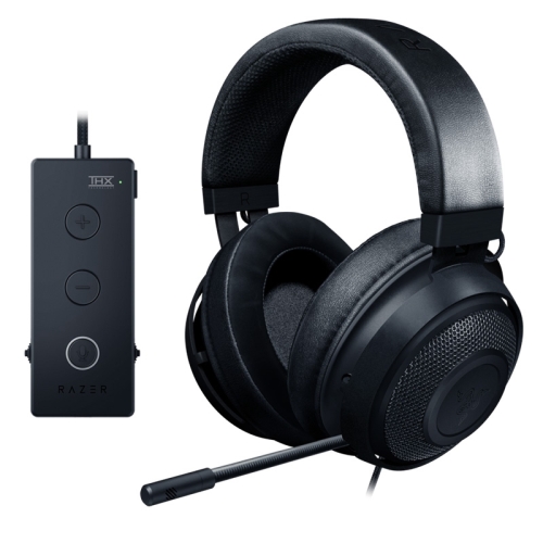 

Razer Kraken TE Head-mounted Gaming THX Headphone with Microphone, Cable Length: 1.3m(Black)