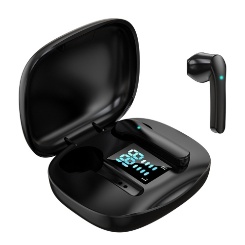 

JS36 Bluetooth 5.0 TWS Semi-in-ear Stereo True Wireless Bluetooth Earphone (Black)