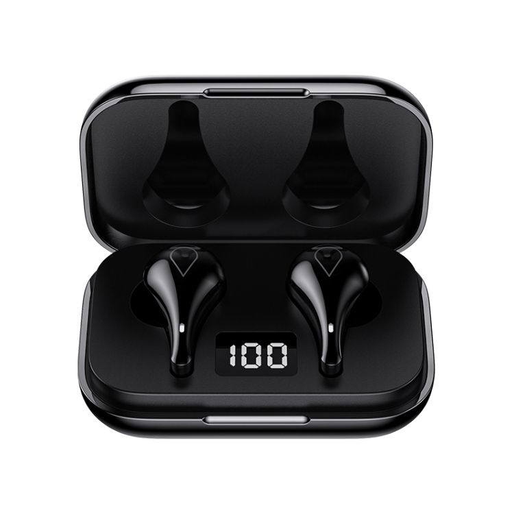 

Lenovo LP3 Bluetooth 5.0 TWS Wireless Earphone with Charging Box & LED Display(Black)