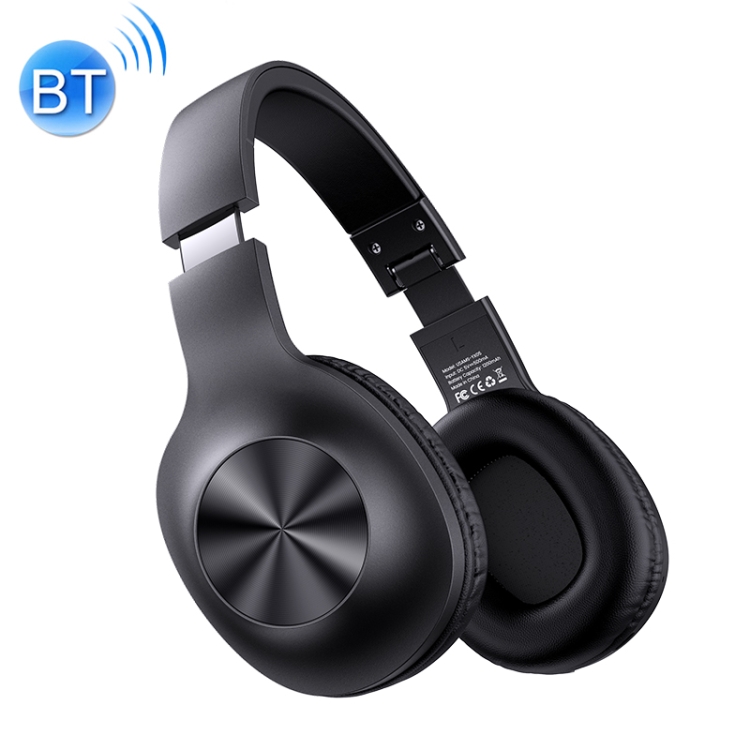

USAMS YX05 Rhyme Series Head-mounted Wireless Bluetooth Music Earphone (Black)