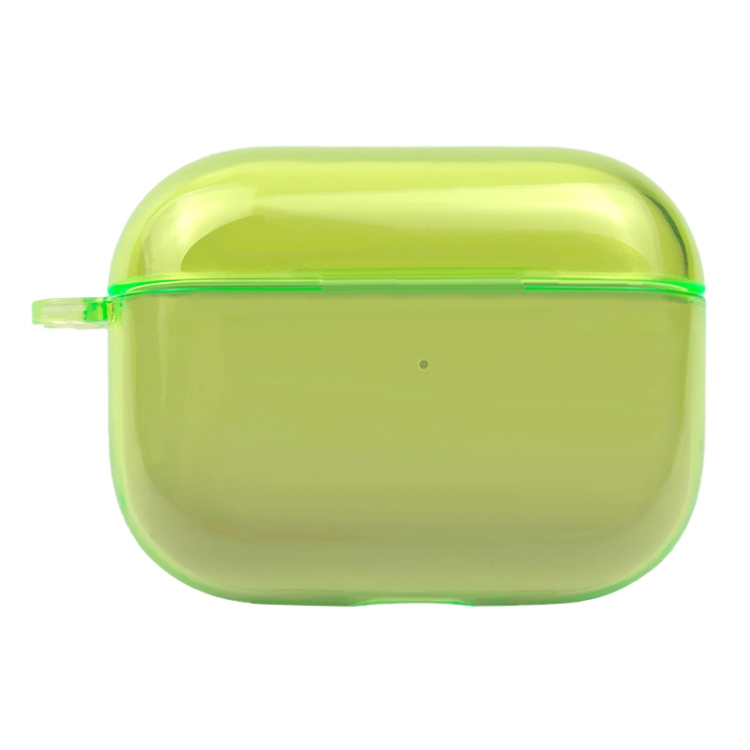 

For AirPods Pro 3 PC Wireless Earphone Protective Case Cover with Lanyard Hole (Green)