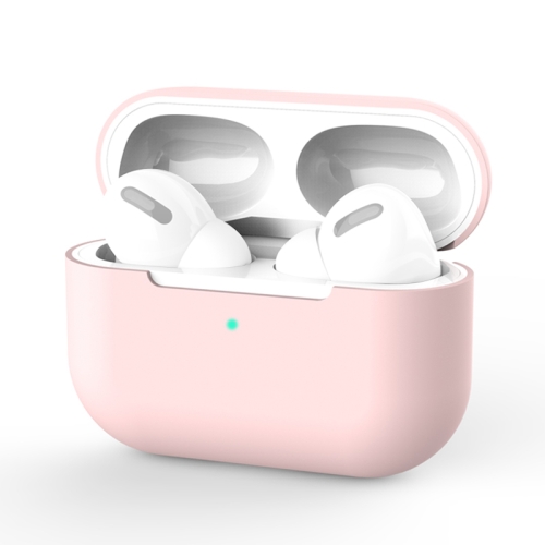 

For AirPods Pro 3 Silicone Wireless Earphone Protective Case Cover without Buckle(Pink)