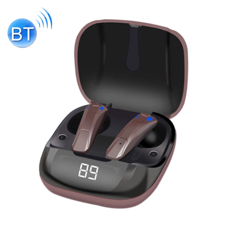 

V58 Bluetooth 5.0 TWS Digital Display Sports Bluetooth Earphone (Pink)