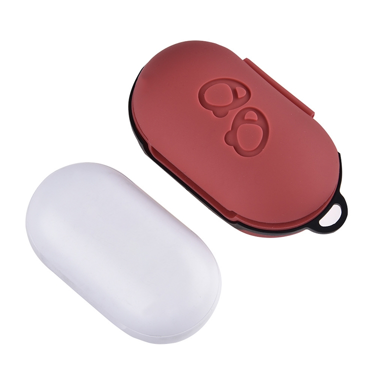 

For Galaxy Buds Wireless Bluetooth Earphone Shockproof Dust-proof Silicone Protective Case(Red)