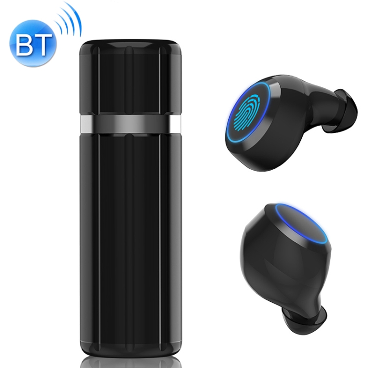 

HM51 Bluetooth 5.0 Wireless Bluetooth Earphone with Charging Box, Support for Fingerprint Touch & HD Call(Black)