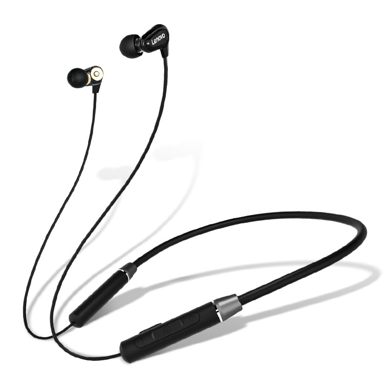 

Lenovo HE08 Wireless Neck-mounted Sports Bluetooth 5.0 Earphone (Black)