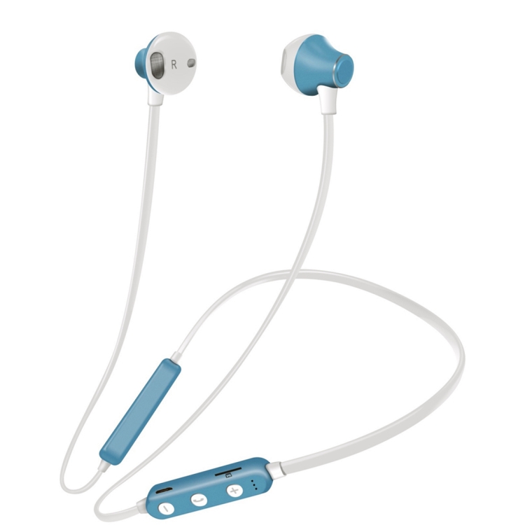 

MG-G18 Bluetooth 4.2 Sport Wireless Bluetooth Earphone, Support Card (Baby Blue)