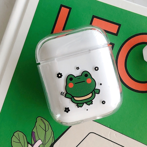 

Frog Pattern Shockproof Coloured Drawing PC Protective Case for Apple AirPods