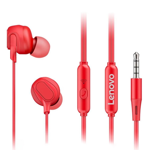 

Original Lenovo HF150 High Sound Quality Noise Cancelling In-Ear Wired Control Earphone(Red)