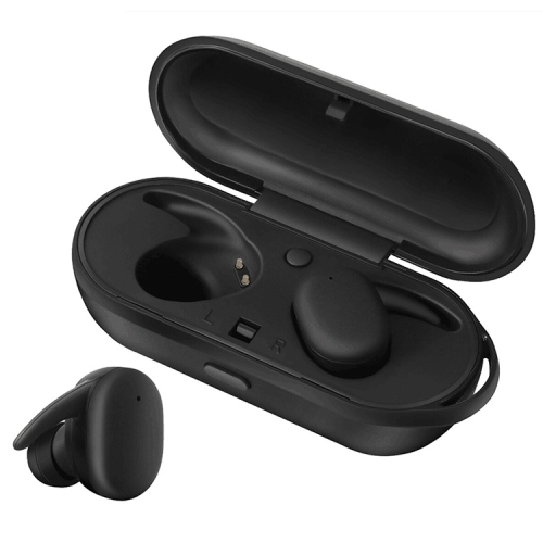 

DT-7 IPX Waterproof Bluetooth 5.0 Wireless Bluetooth Earphone with 300mAh Magnetic Charging Box, Support Call(Black)