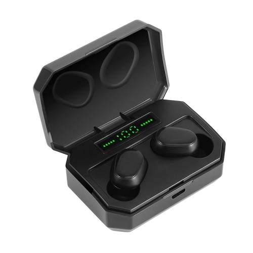 

DT-14 Wireless Two Ear Bluetooth Headset Supports Touch & Smart Magnetic Charging & Power On Automatic Pairing(Black)