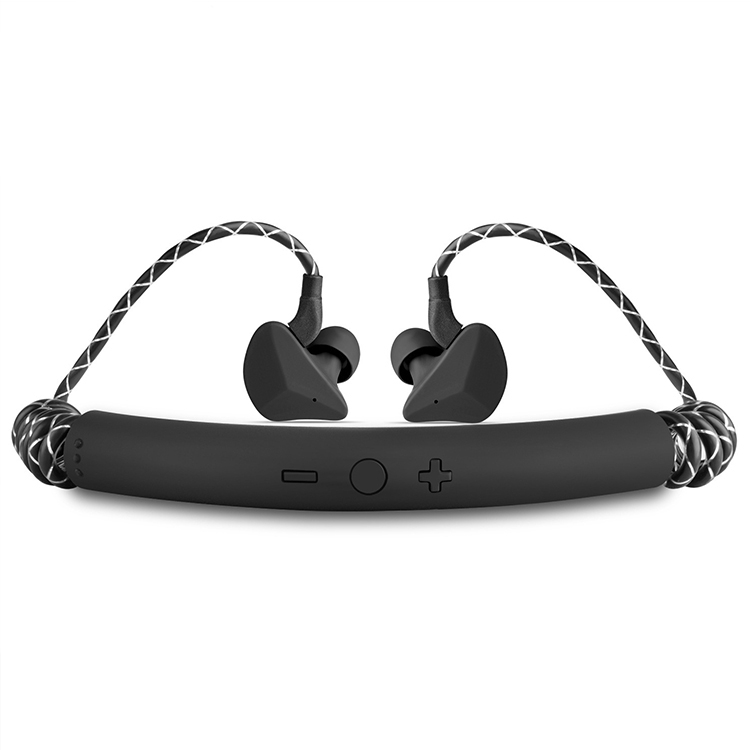 

M12 In-ear Retractable Wireless Sports Bluetooth Headset for Apple Headset (Black)