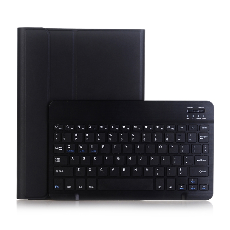 

A09 Bluetooth 3.0 Ultra-thin ABS Detachable Bluetooth Keyboard Leather Case for iPad Air / Pro 10.5 inch (2019), with Holder (Black)