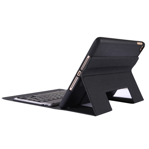 

K07B Bluetooth 3.0 Ultra-thin One-piece Bluetooth Keyboard Leather Case for iPad 9.7 (2018) / 9.7 inch (2017) / Pro 9.7 inch / Air 2 / Air, with Pen Slot & Holder (Black)