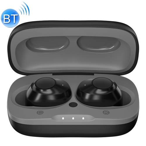 

WK V21 TWS Bluetooth 5.0 Wireless Bluetooth Earphone with Power Indicator & Charging Box, Support Calls (Black)