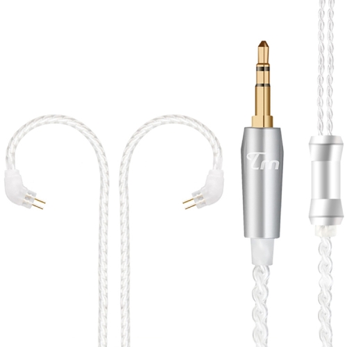 

TRN Silver Plated Upgrade Cable Headphones Cable with 0.78mm 2 Pins Connection for TRN V10 V20 Earphone