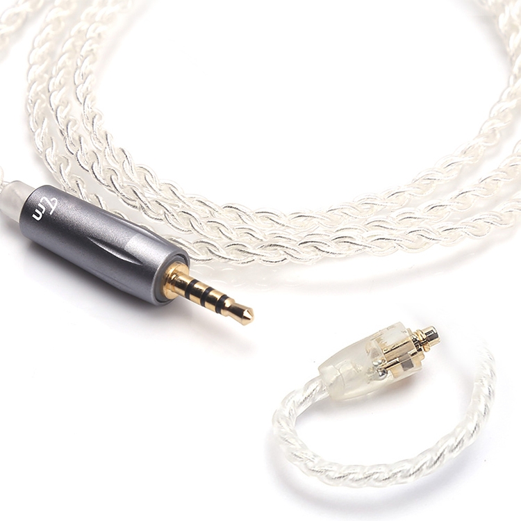 

TRN Silver Plated Auxiliary Upgrade Cable Headphones Cable 2.5mm Balanced Cable with MMCX Connection
