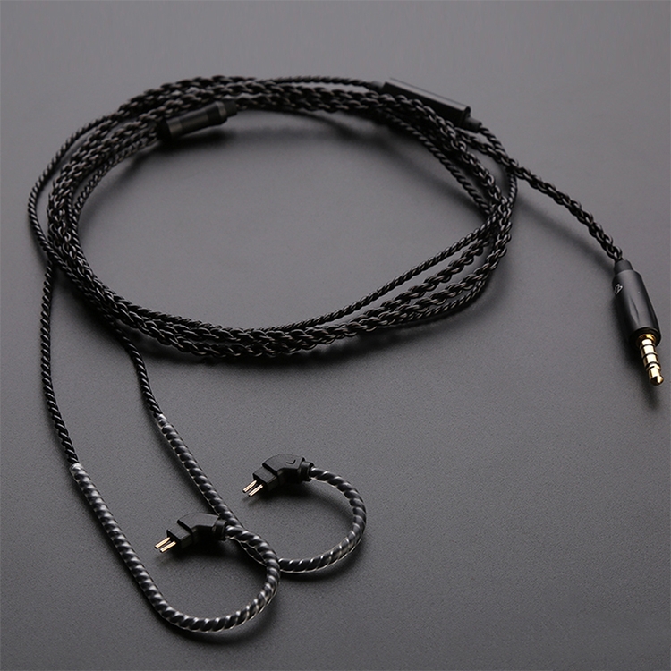 

TRN Sports Stereo High Fidelity Auxiliary Upgrade Cable Headphones Cable with 0.75mm 2 Pins Connection, with Mic