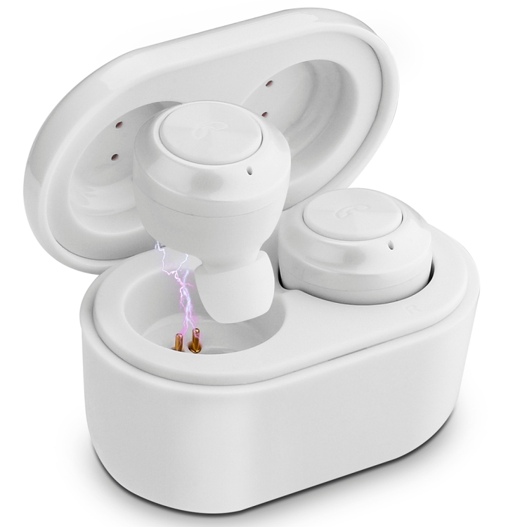

BTH-A6 Wireless Bluetooth 5.0 Earphone with Magnetic Charging Box (White)