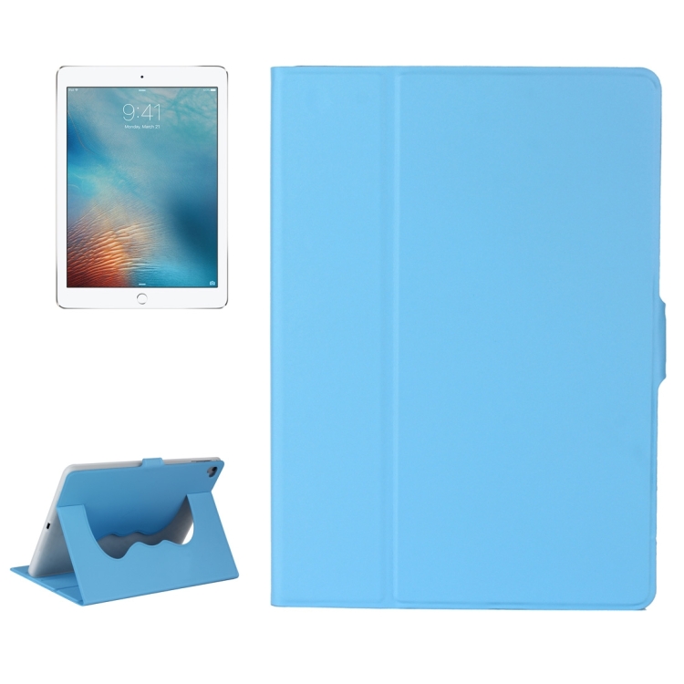 

For iPad Air / iPad Air 2 / iPad Pro 9.7 / iPad 9.7 (2018) & iPad 9.7 (2017) Elasticity Leather Horizontal Flip Leather Case with Holder & Sleep / Wake-up Function(Blue)