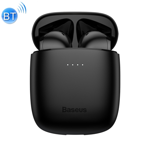 

Baseus NGW04-01 IP54 Waterproof Bluetooth 5.0 Touch Bluetooth Earphone with Charging Box, Support Call & Voice Assistant(Black)