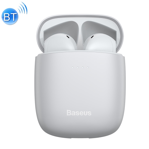 

Baseus NGW04-02 IP54 Waterproof Bluetooth 5.0 Touch Bluetooth Earphone with Charging Box, Support Call & Voice Assistant(White)
