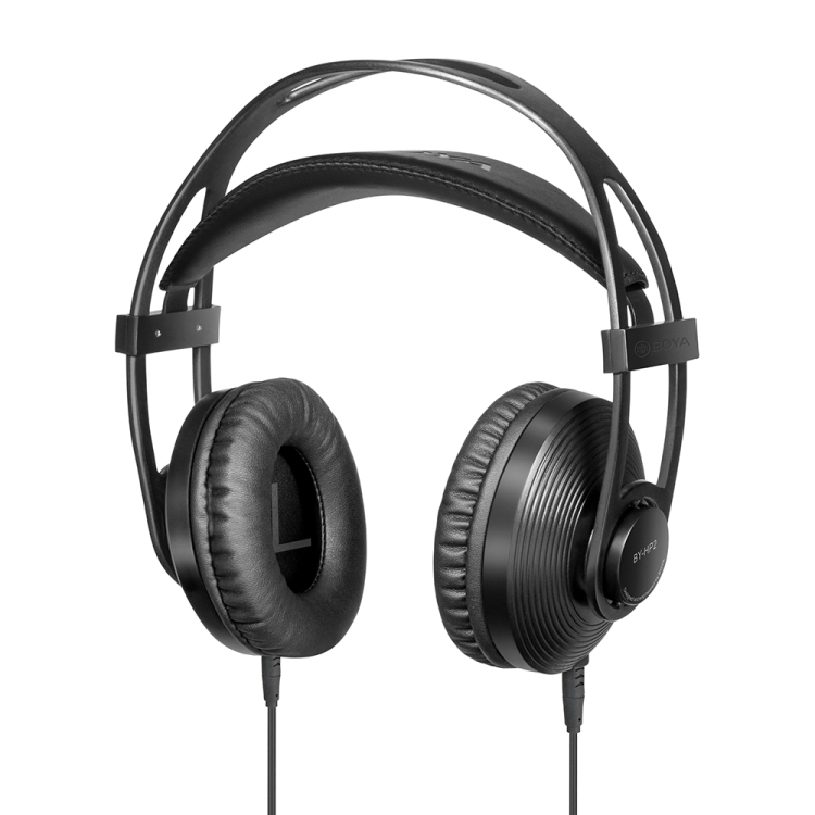 

BOYA BY-HP2 Professional Recording Monitor Headphones with 3.5mm Audio Jack (Black)