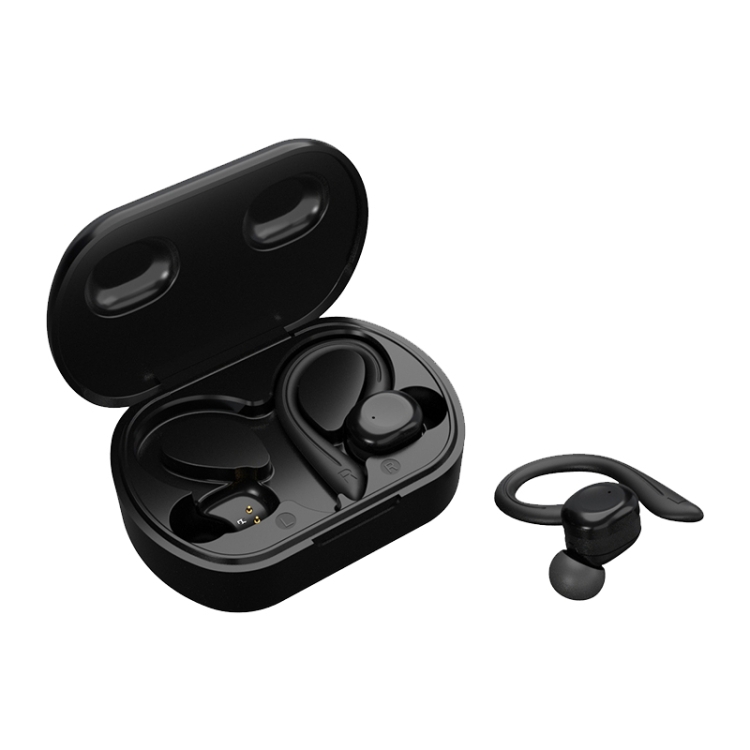 

L6 TWS Smart Noise Reduction Touch Ear-mounted Sports Bluetooth Earphone with Charging Box, Support HD Calls (Black)