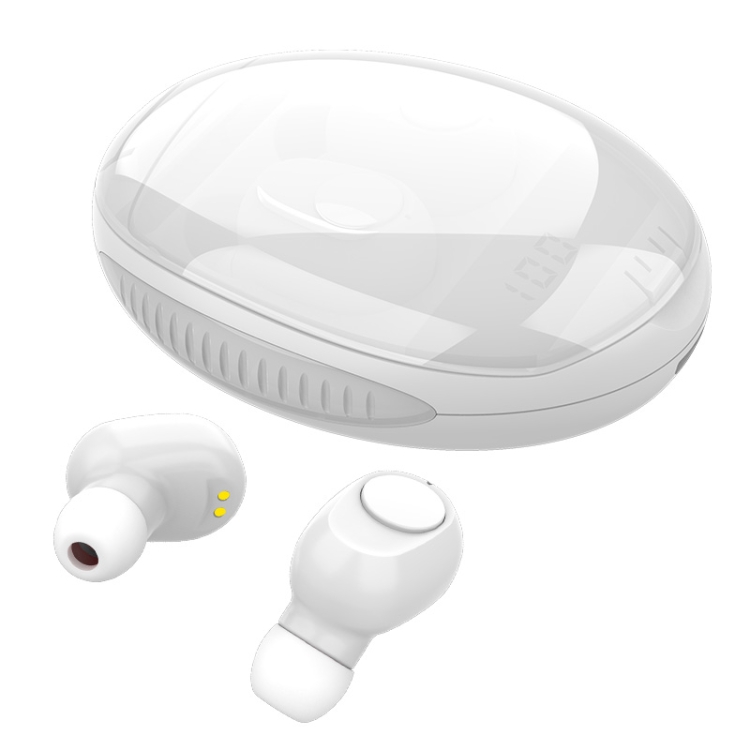 

P81 Pro Bluetooth V5.0 Macaroon HIFI Wireless Headset with Charging Case (White)