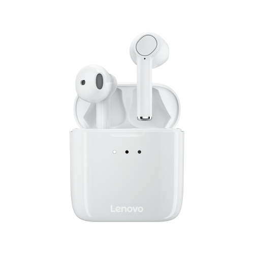 

Lenovo QT83 Bluetooth 5.0 Hifi Sound Quality Wireless Bluetooth Earphone with Magnetic Charging Box, Support Touch & HD Call & Voice Assistant & IOS Battery Display (White)