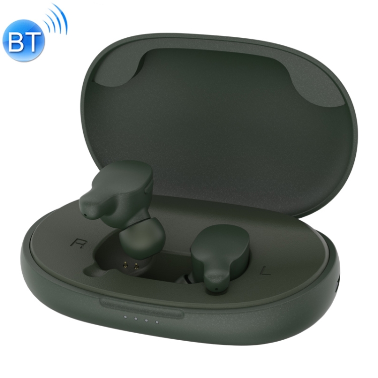 

REMAX TWS-3 TWS Bluetooth 5.0 Stereo Magnetic Wireless Bluetooth Earphone with Magnetic Charging Storage Box(Green)