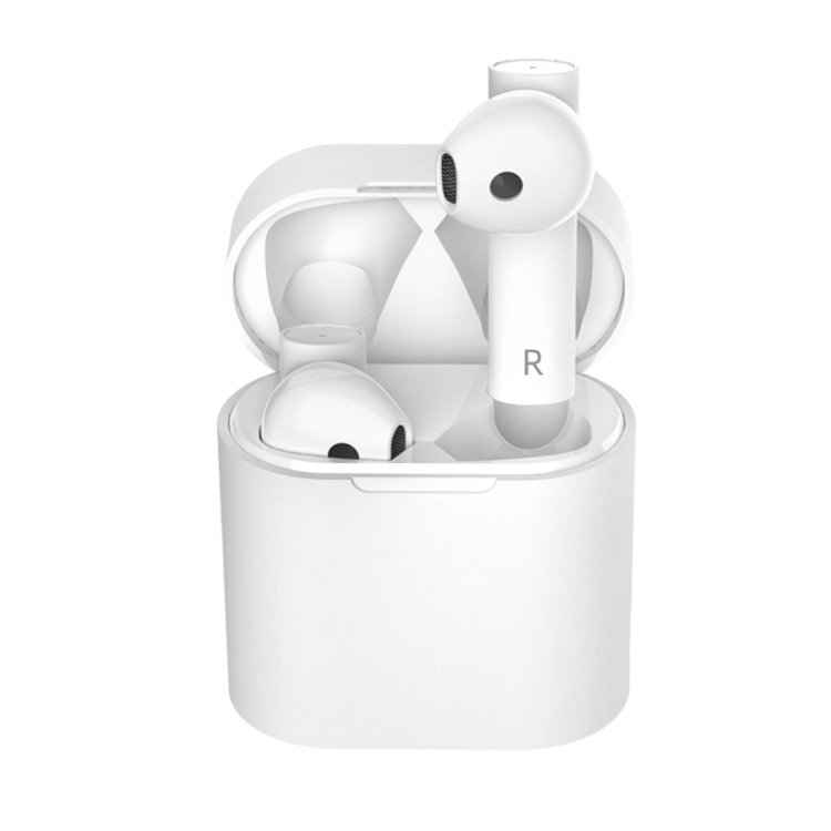 

M6 Bluetooth 5.0 Business Style Binaural Wireless Bluetooth Earphone with Charging Case(White)