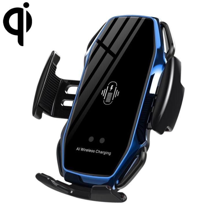 

A5 10W Car Infrared Wireless Mobile Auto-sensing Phone Charger Holder, Interface：USB-C / Type-C(Blue)