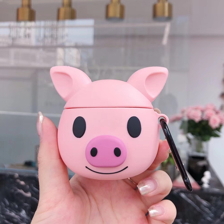 

Piggy Wireless Earphones Shockproof Silicone Protective Case for Apple AirPods Pro 3